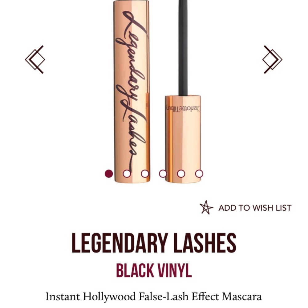 Charlotte Tilbury legendary lash mascara